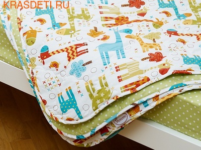 Giovanni Покрывало с подушками в кровать для дошкольников (3 предмета) Safari Kids (фото, вид 3)