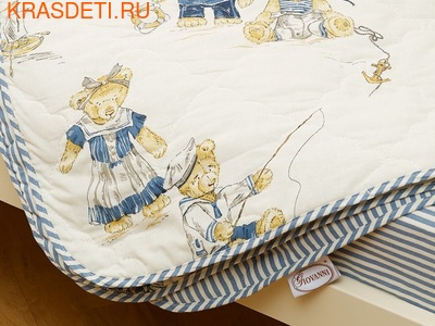 Giovanni Покрывало с подушками в кровать для дошкольников (3 предмета) Orsetto kids (фото, вид 1)