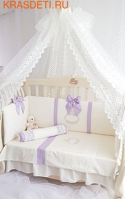 Eco-Line Набор в кроватку для новорожденных MILANA (фото, вид 3)