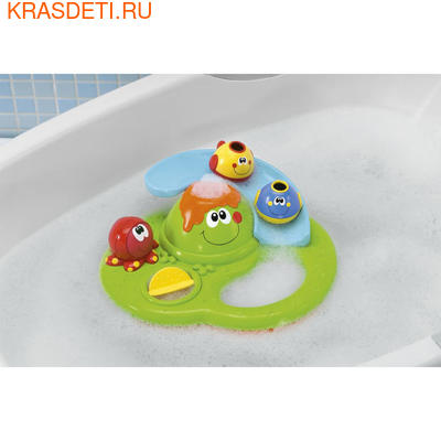 Chicco Игрушка для ванны «Остров с пузырьками» (фото, вид 2)