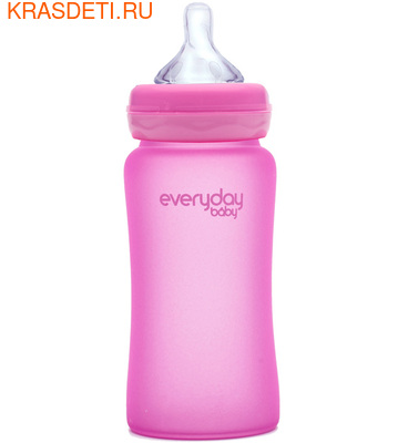 EveryDay Baby Бутылочка с индикатором температуры из стекла, 240 мл (фото, вид 4)