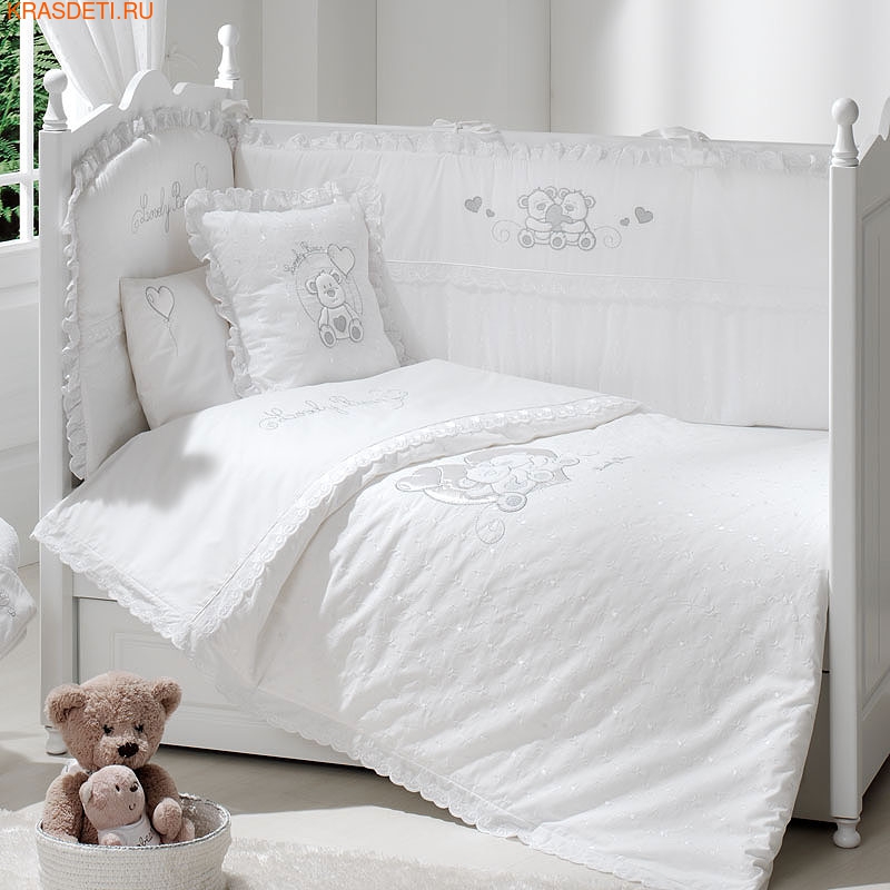 Постельное бельё Funnababy Lovely Bear White 120x60 5 предметов Постельное бельё Funnababy Lovely Bear White 120x60 5 предметов