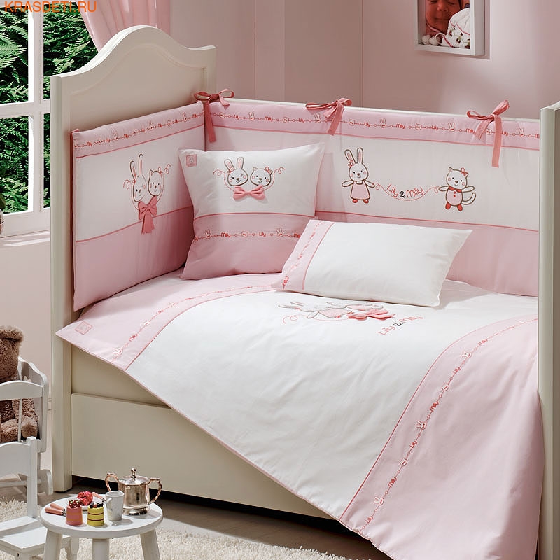 Постельное бельё Funnababy Lily Milly 120x60 5 предметов Постельное бельё Funnababy Lily Milly 120x60 5 предметов