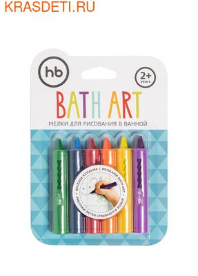 Happy Baby BATH ART Мелки для рисования в ванной от 2 лет (фото)