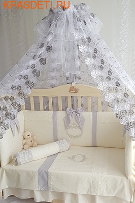 Eco-Line Набор в кроватку для новорожденных MILANA (фото)