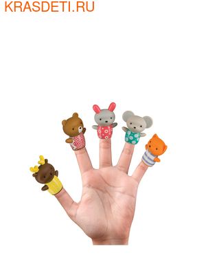 Happy Baby Набор игрушек на пальцы LITTLE FRIENDS (фото)