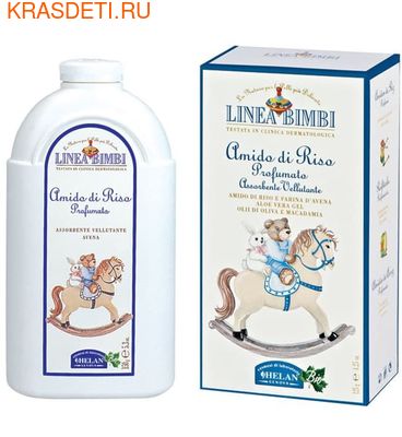 Linea Bimbi Детская мягкая рисовая присыпка, 75 гр. Linea Bimbi Детская мягкая рисовая присыпка, 75 гр.